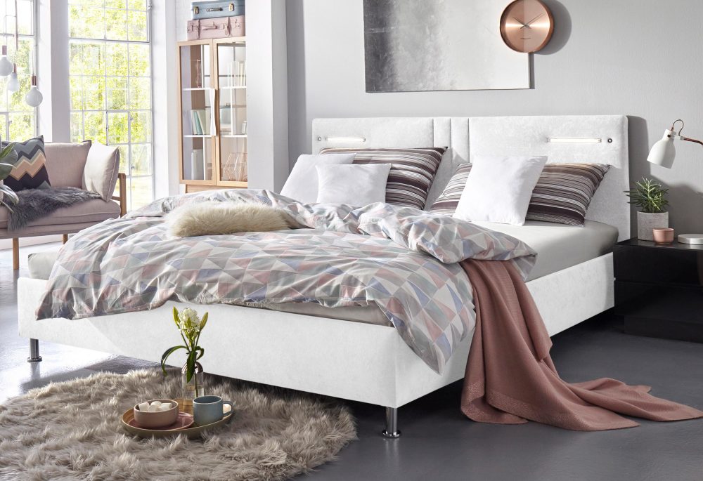 Westfalia Schlafkomfort Polsterbett »Elba«, wahlweise mit LED-Beleuchtung