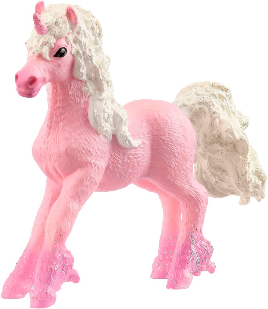 Schleich Spielzeugfigur Bayala Blüten Einhorn Fohlen