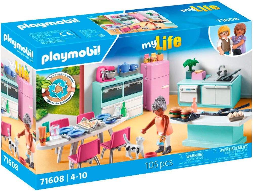 71608 My Life Küche mit Essplatz, Konstruktionsspielzeug