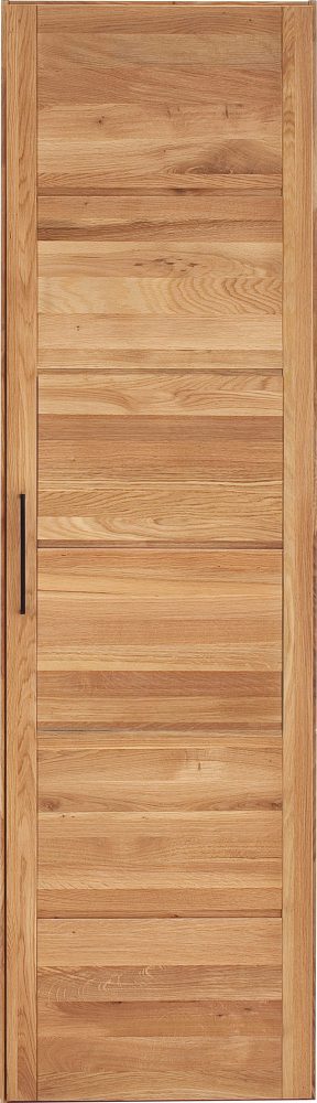 Premium collection by Home affaire Drehtürenschrank »Chamara«, aus massivem Eichenholz, in unterschiedlichen Schrankbreiten erhältlich, Höhe 218 cm