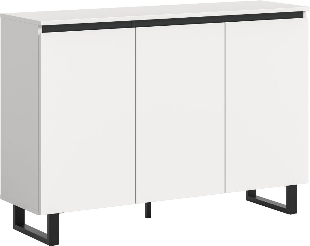 INOSIGN Sideboard »TOMA, Breite: 120 cm, mit Metall-Kufen-Fuss, 3 Türen, 3 Einlegeböden« Anrichte, Kommode, Schrank, Board, Higboard