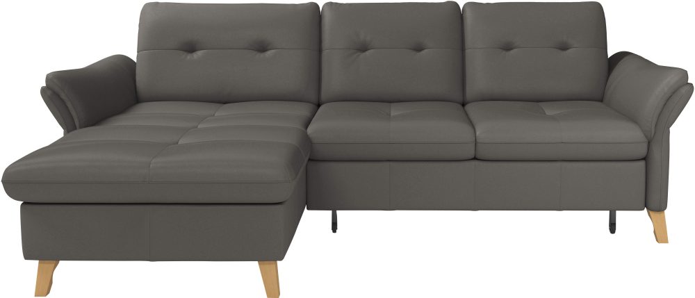 sit&more Ecksofa »Göteborg«, Sitztiefenverstellung und Federkern, wahlweise mit Bettfunktion