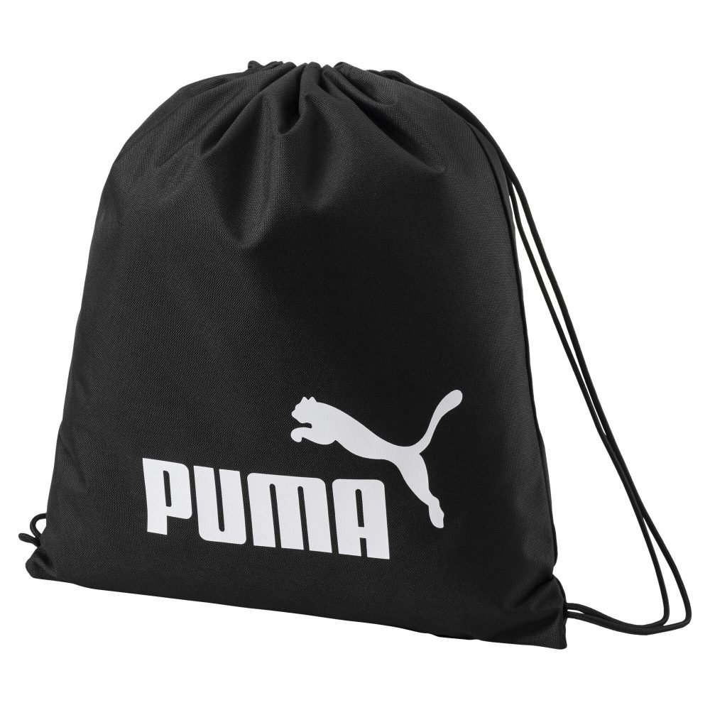Puma Turnbeutel PHASE (36x42) in schwarz