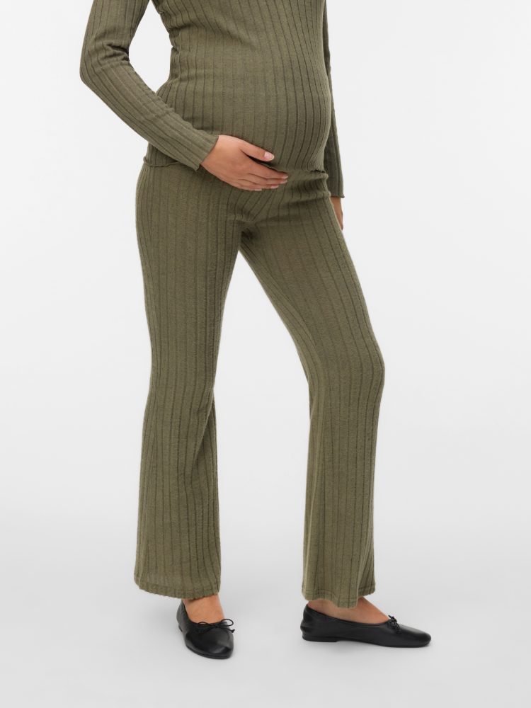 Mamalicious Stretch-Umstandshose »MLFELIZIA FLARED JRS PANTS HW NOOS«