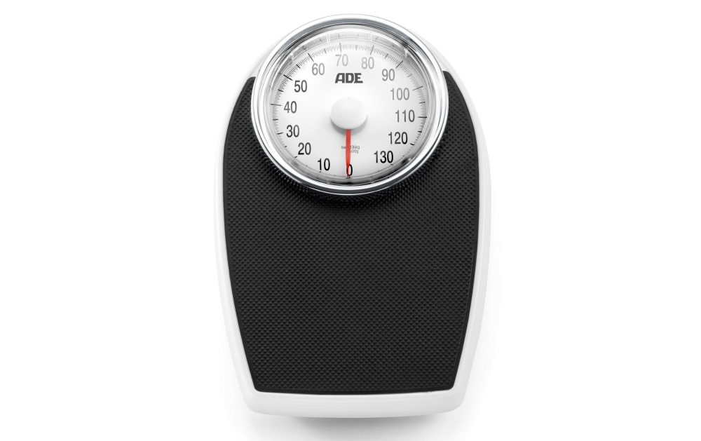 ADE BM 708 Viktoria Analoge Personenwaage Wägebereich (max.)=136 kg Schwarz