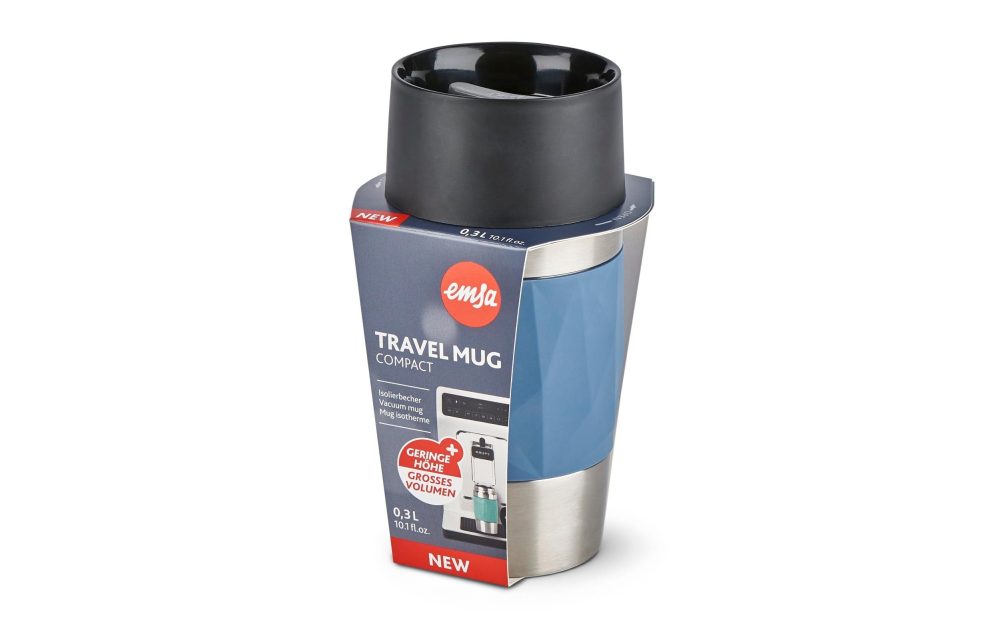 Emsa Thermobecher »Travel Mug Compact«, 100% dicht, 3h heiss, 6h kalt, 300 ml