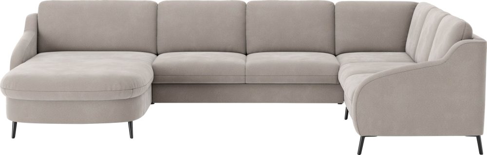 sit&more Wohnlandschaft »Soul U-Form«, wahlweise mit Bettfunktion und Bettkasten oder Schubkasten