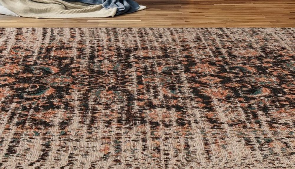 Padiro Teppich »Charme«, rechteckig, 5 mm Höhe, Flachgewebe