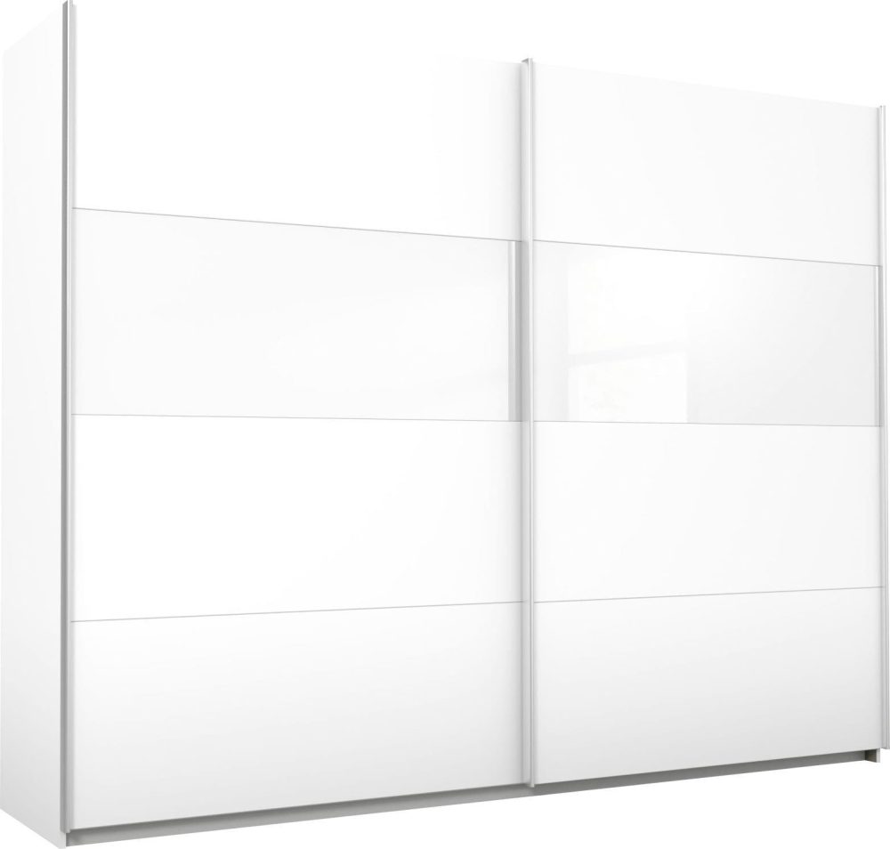 rauch ORANGE Schwebetürenschrank »Quadra«, mit Glaselementen