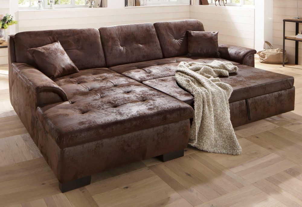Home affaire Ecksofa »Bergen«, wahlweise mit Bettfunktion