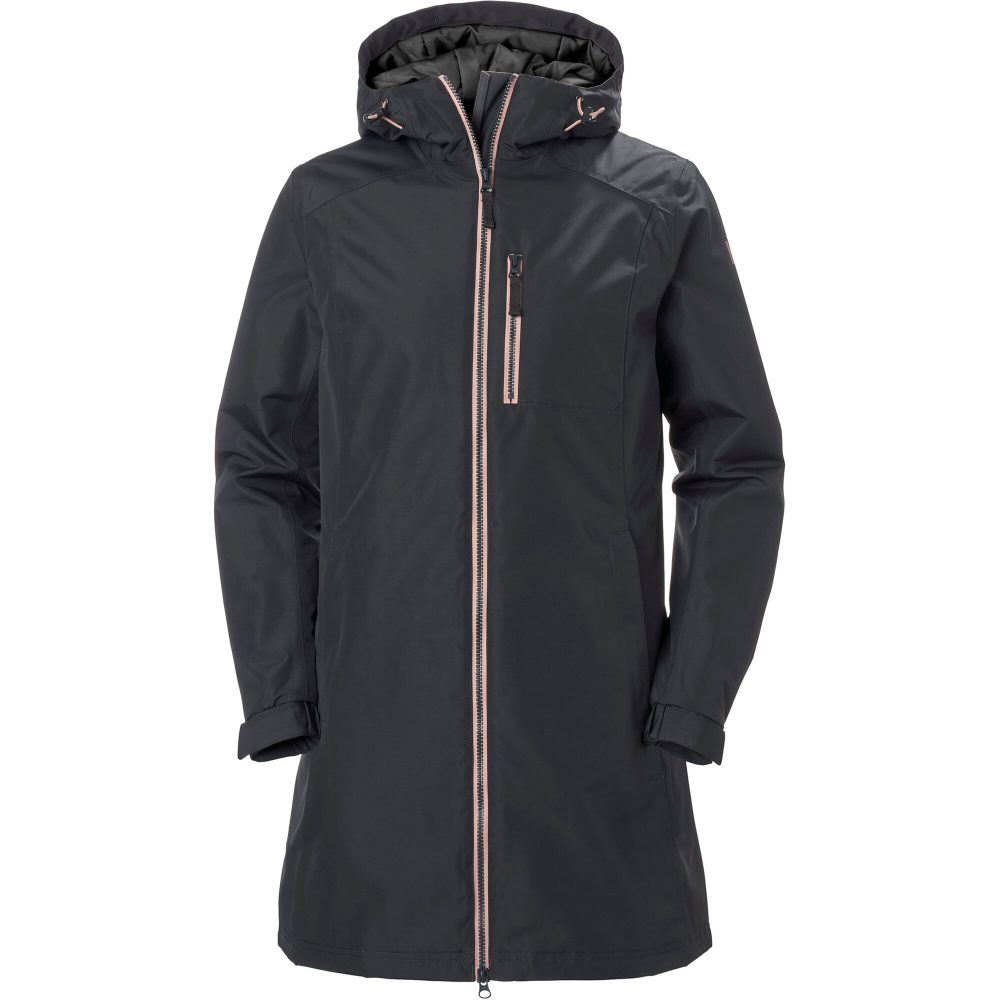 Helly Hansen Long Belfast Winterjacke Damen grau 2020 XS Regenjacken