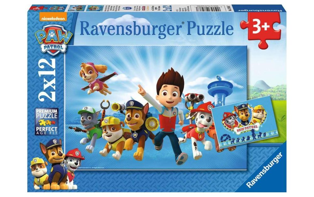 Ravensburger 2 X 12 Teile Ryder und die Paw Patrol