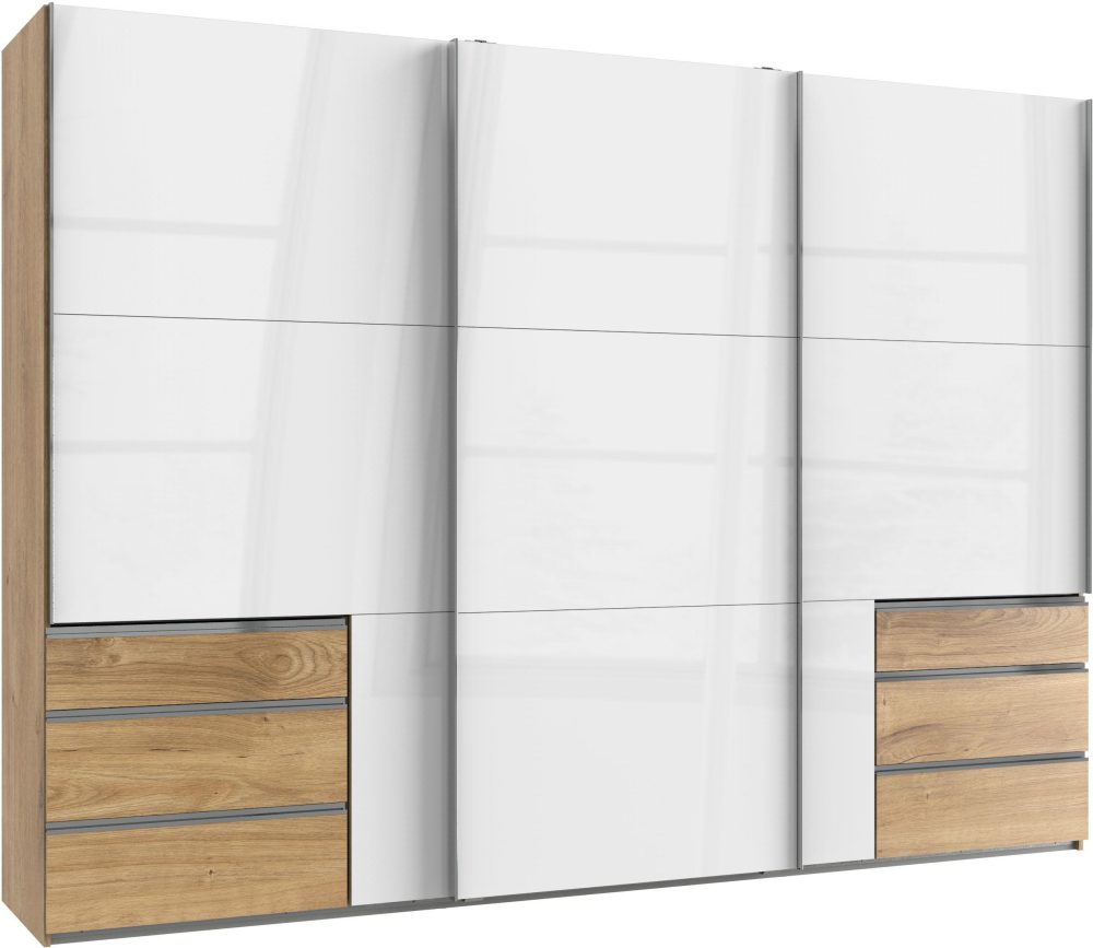 Fresh To Go Schwebetürenschrank »Level«, mit Glastüren