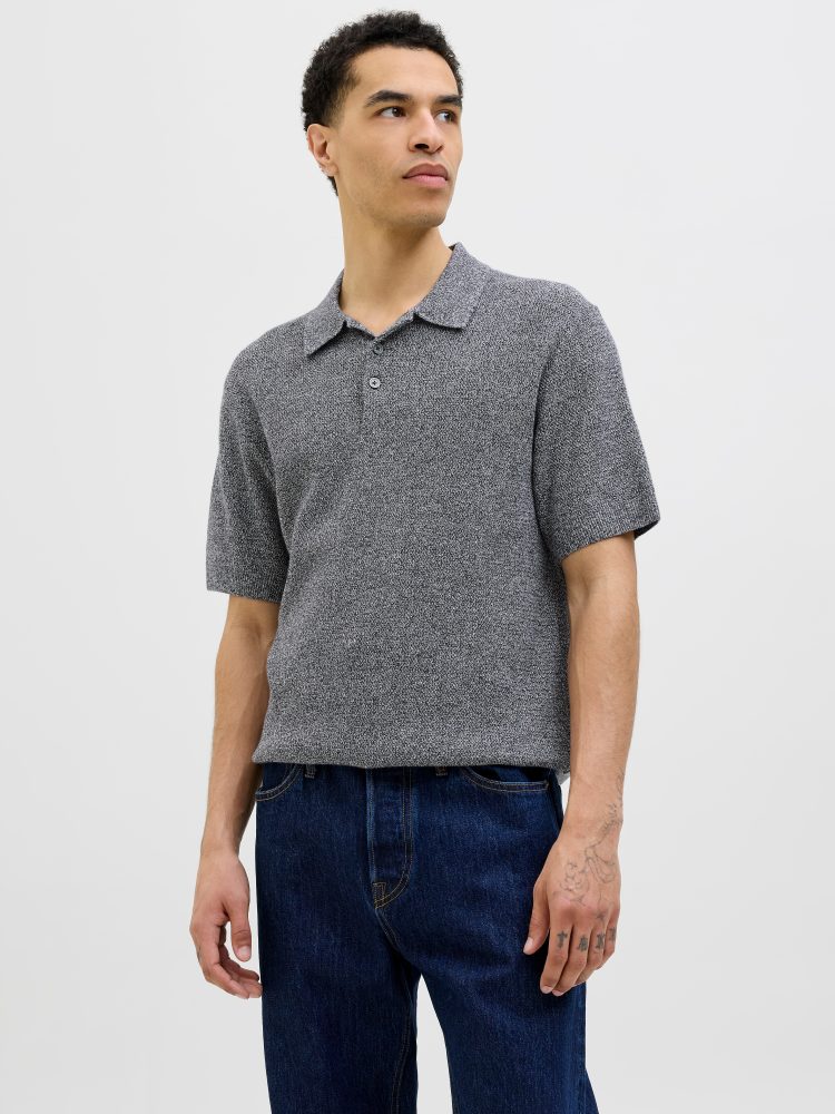 Jack & Jones Polokragenpullover »JPRCCCOOPER KNIT POLO SS SN«