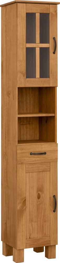 Home affaire Hochschrank »Rodby«, FSC®-zertifiziertes Massivholz, Breite 33cm, Höhe 180cm