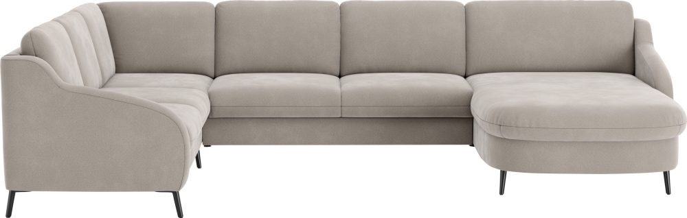 sit&more Wohnlandschaft »Soul U-Form«, wahlweise mit Bettfunktion und Bettkasten oder Schubkasten
