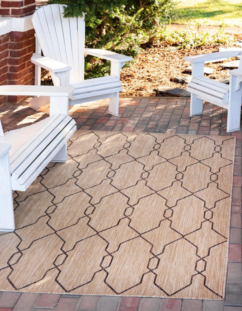 Myflair Möbel & Accessoires Teppich »Outdoor Crosses«, rechteckig, 4 mm Höhe, In- und Outdoor geeignet, ideal im Wohnzimmer & Schlafzimmer