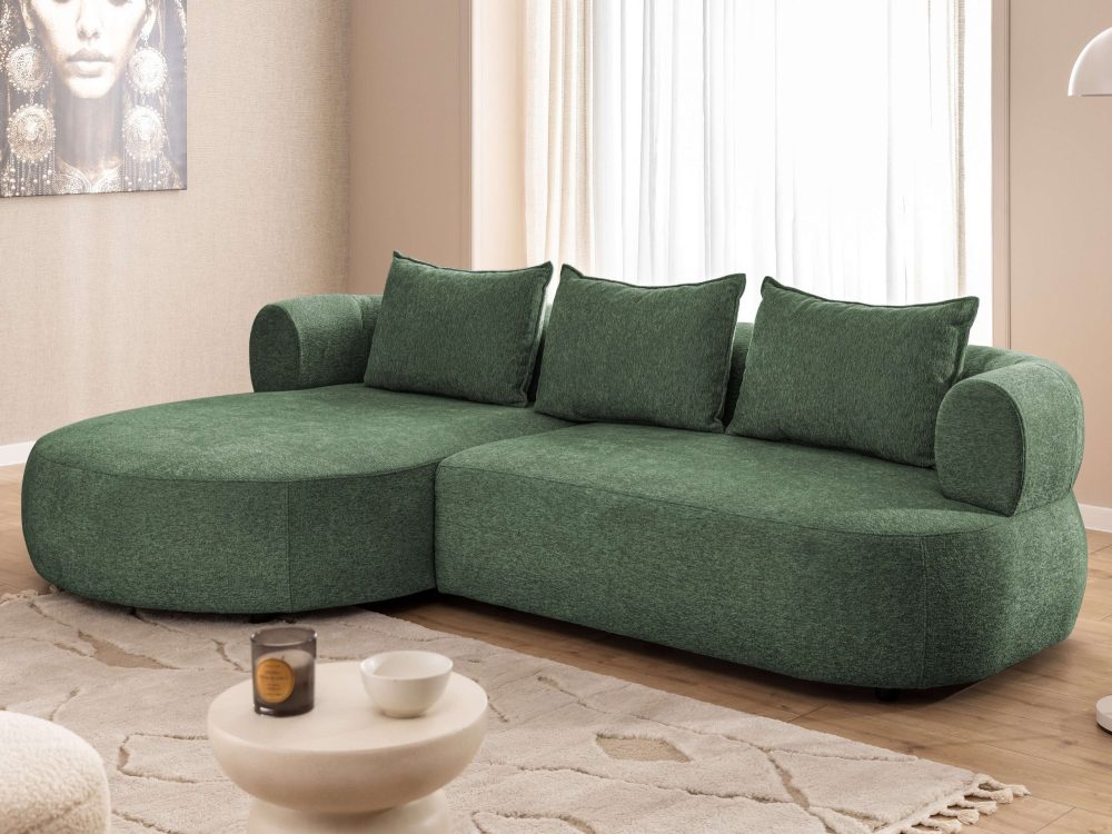 Home affaire Ecksofa »LUSSAC L-Form Design-Sofa mit Zierkissen, Masse B/T/H: 257/159/78 cm« hoher Sitzkomfort und modernes Design, Sofa ohne Bettfunktion