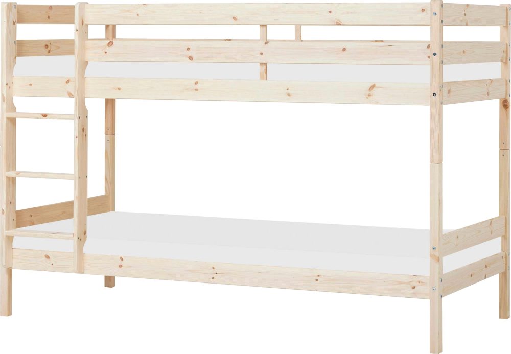 Hoppekids Etagenbett »ECO Comfort Kinderbett 90x200 oder 70x160 aus Massivholz in 4 Farben«, TÜV, FSC und Nordisches Umweltzeichen ? wahlweise mit Matratzen