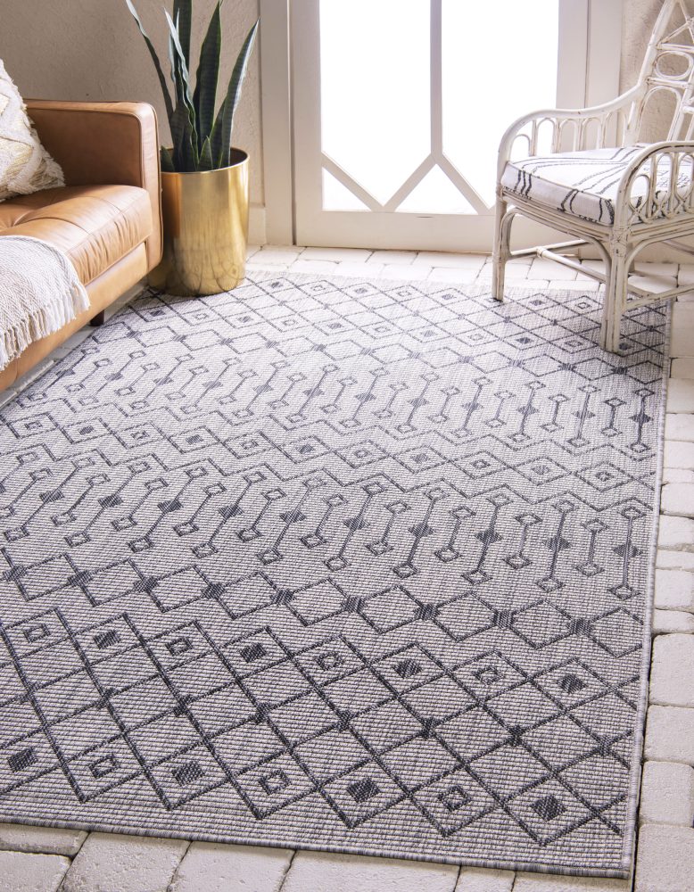 Myflair Möbel & Accessoires Teppich »Outdoor Crosses«, rechteckig, 4 mm Höhe, In- und Outdoor geeignet, ideal im Wohnzimmer & Schlafzimmer