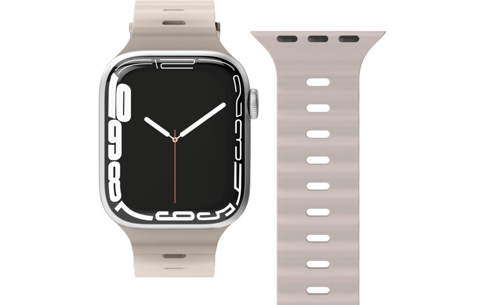Vonmählen Wave Band Apple Watch 42/44/45/49 mm Cream Smartwatch Armband