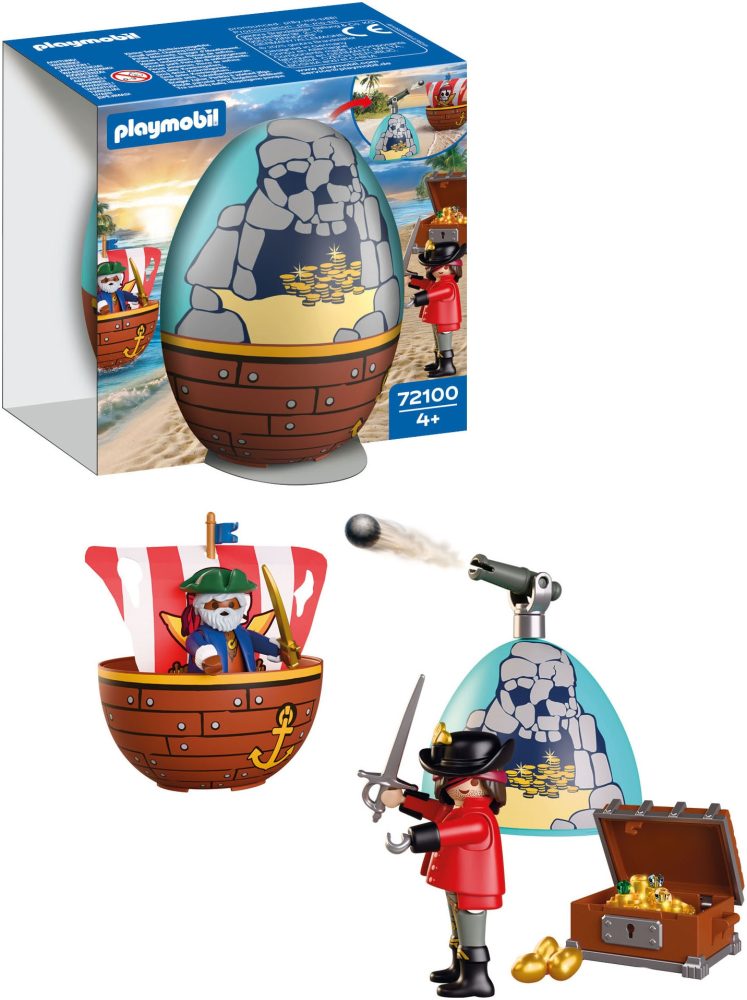 Playmobil - 72100 Spiel-Ei Piraten, Multicolor