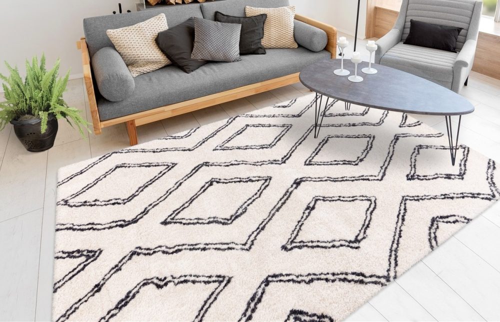 calo-deluxe Hochflor-Teppich »Elvar-2000«, rechteckig, 27 mm Höhe, besonders weich durch Microfaser, Wohnzimmer