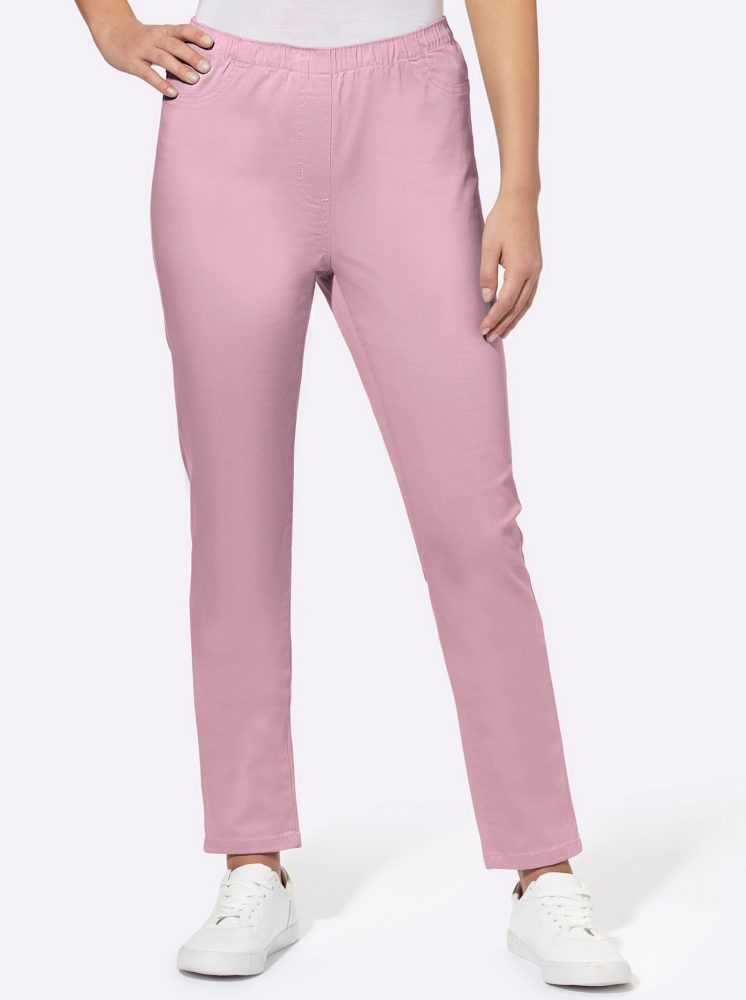 Jeggings in rosé von heine