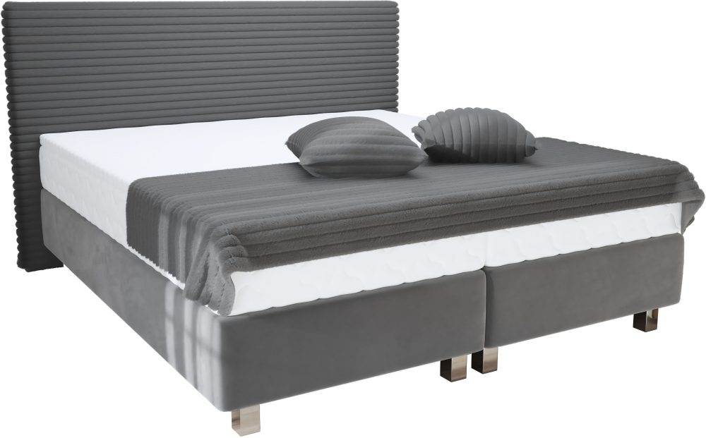 Westfalia Schlafkomfort Boxspringbett »Sven«, inkl. Zierkissen, wahlweise mit und ohne Kaltschaum-Topper
