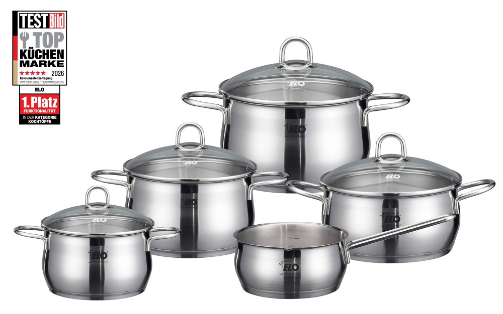 Elo Topf-Set »Platin« (Set, 9-tlg.)