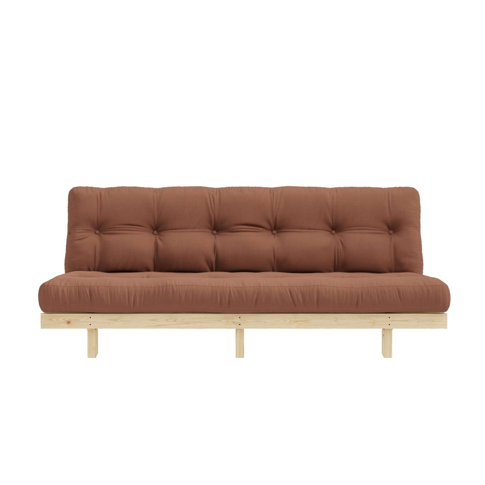 Karup Design Schlafsofa »Lean 200 Schlafsofa, Gästebett, Sofa mit Futonmatratze«, (2 St.), Inkl. Futonmatratze, Liegefläche 130x200 cm, FSC® zertifizierte Kiefer