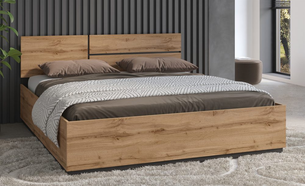 INOSIGN Bettgestell »Cross, moderner Bettrahmen«, Doppelbett in zwei Grössen, stabiles Bettgestell