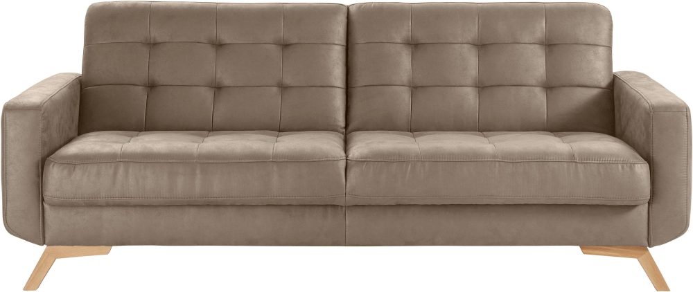 exxpo - sofa fashion 3-Sitzer, mit Bettfunktion und Bettkasten