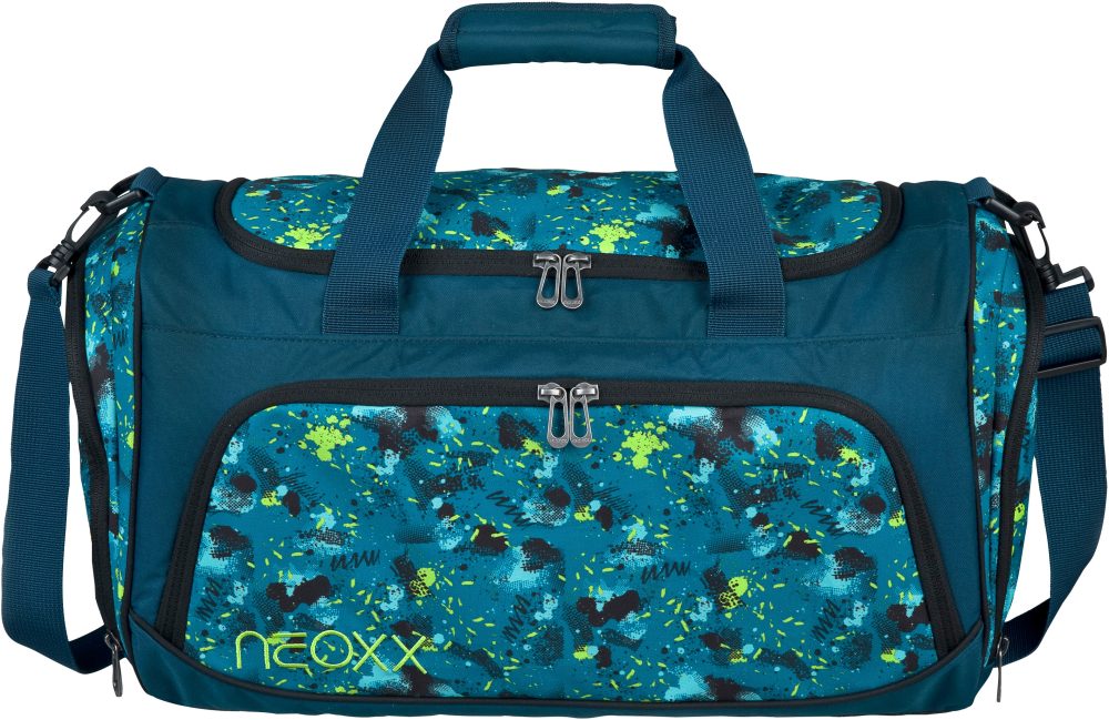 neoxx Sporttasche Move aus recycelten PET-Flaschen, petrol