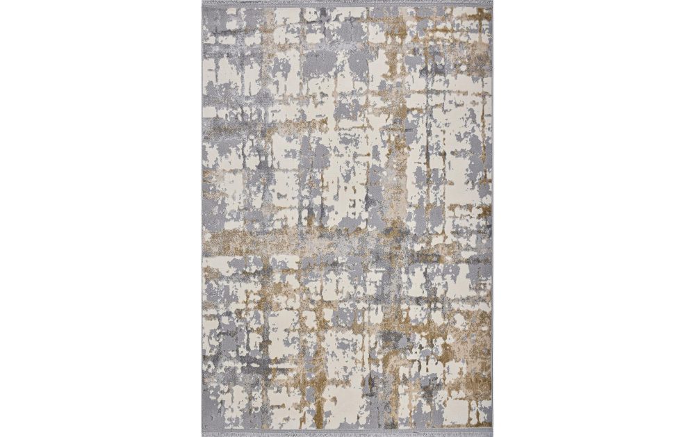 Home - Teppich - 160 x 230 cm - Grau und Beige