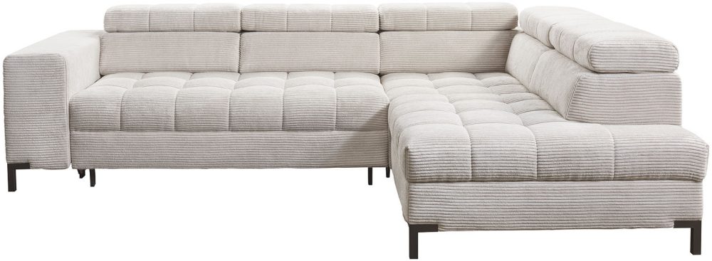 exxpo - sofa fashion Ecksofa »Bocco, hochwertige Verarbeitung, toller Sitzkomfort, bequem, L-Form« wahlweise mit Bettfunktion u. Bettkasten, inkl. Kopfteilverstellung