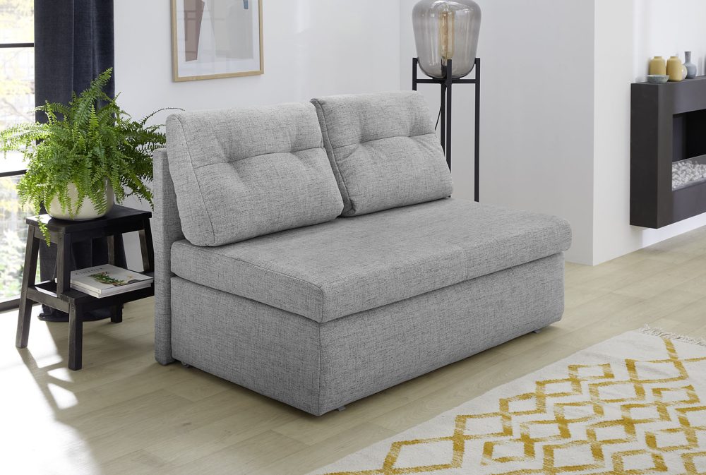 Jockenhöfer Gruppe Schlafsofa, Platzsparendes Sofa mit Gästebettfunktion und Stauraum