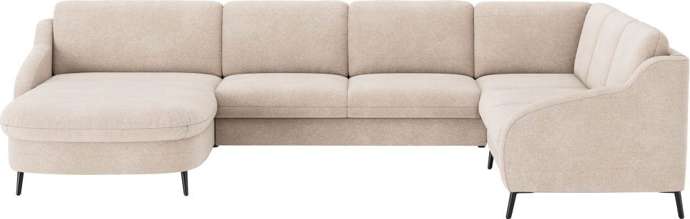 sit&more Wohnlandschaft »Soul U-Form«, wahlweise mit Bettfunktion und Bettkasten oder Schubkasten