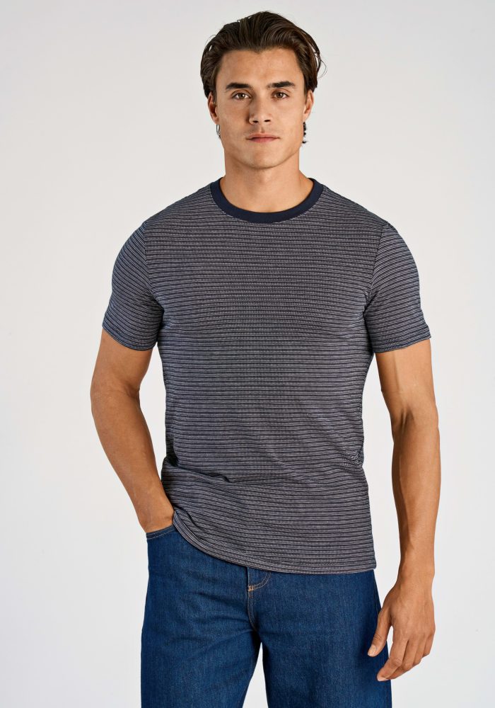LINDBERGH Rundhalsshirt mit feiner Struktur