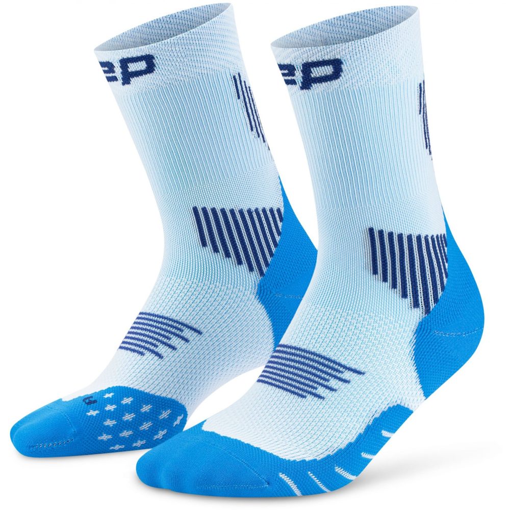 CEP Core Run Socks Mid Cut 5.0, Laufstrümpfe, Damen, blau