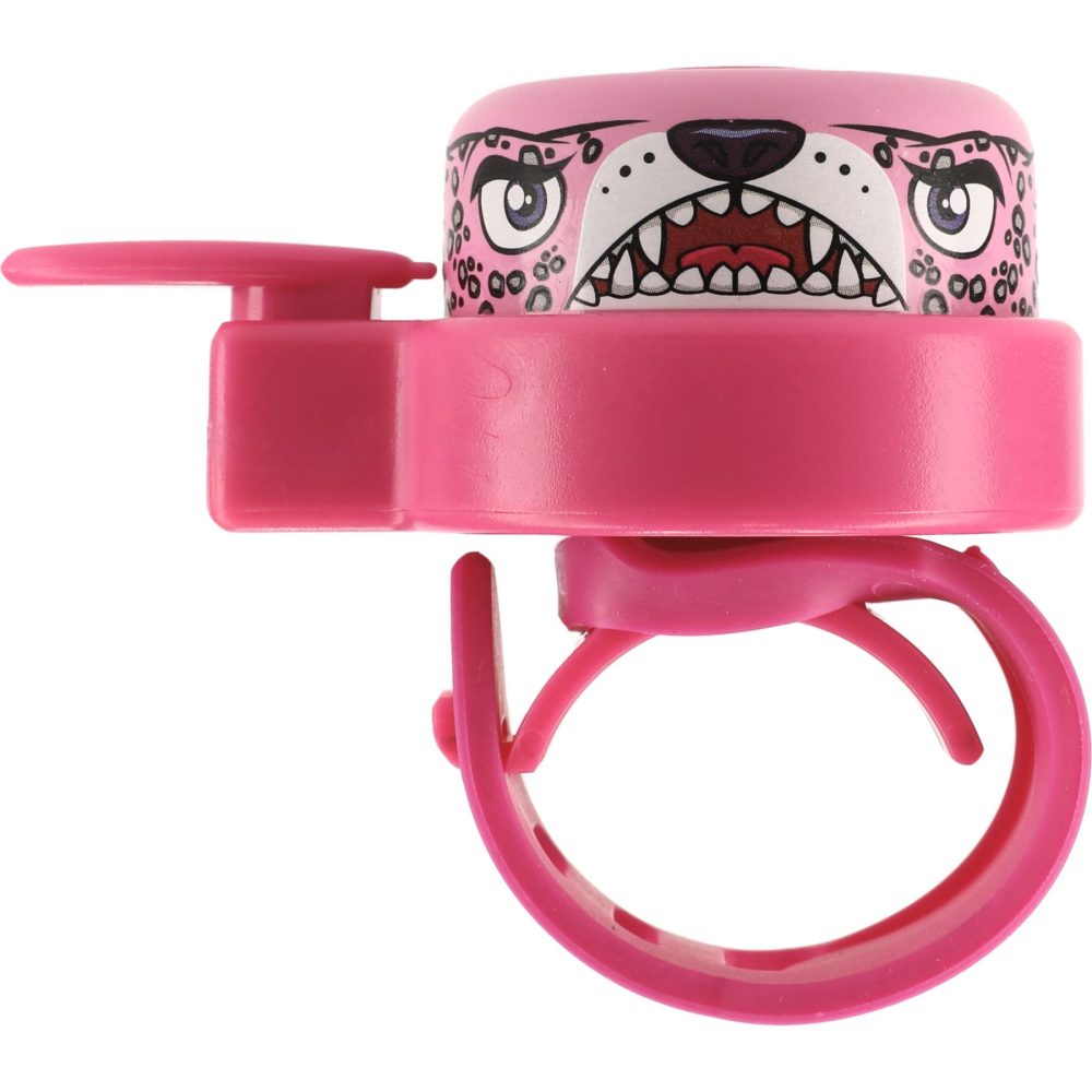 Crazy Safety Leopard, Klingel, pink