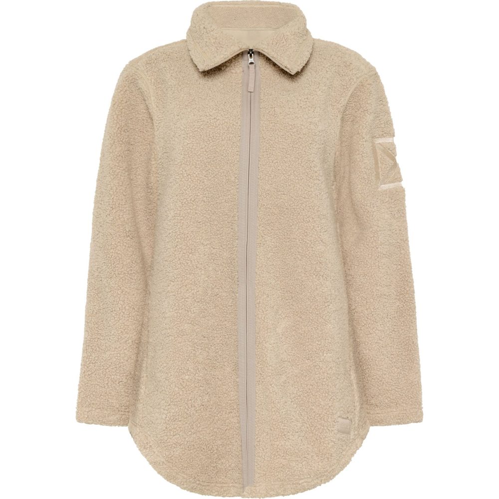 Didriksons Umi, Fleecemantel, Damen, clay beige