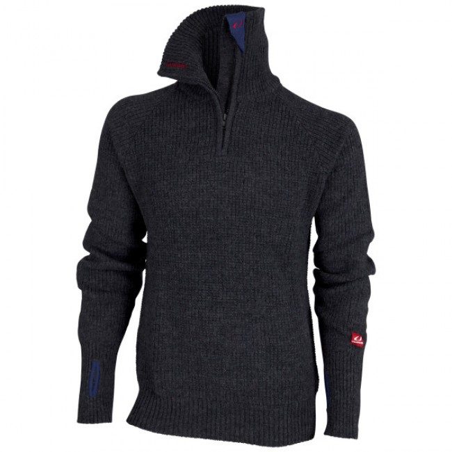 Ulvang Rav sweater w/zip, Herren, dunkelgrau