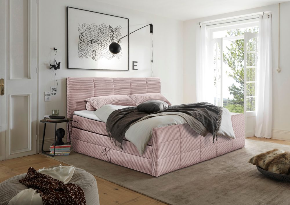 ED EXCITING DESIGN Boxspringbett »Bolivia«, harte Seite mit Kokosmatte, weiche Seite mit Filzabdeckung
