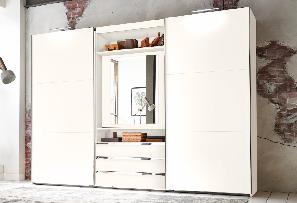 Fresh To Go Schwebetürenschrank »Magic«, mit drehbarer Spiegeltür