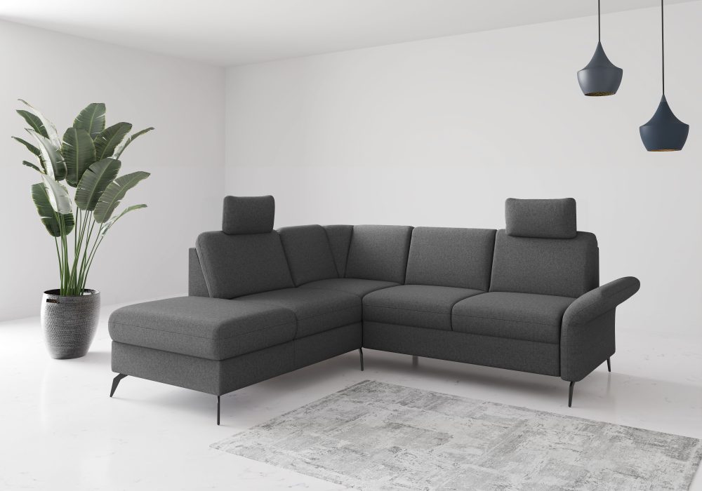Home affaire Ecksofa »Rochelle«, wahlweise mit Bettfunktion, Bettkasten und Armteilverstellung