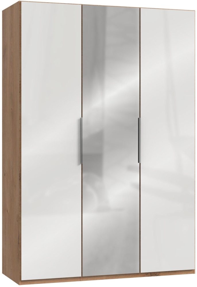 Fresh To Go Kleiderschrank »Level«, mit Glas- und Spiegeltüren