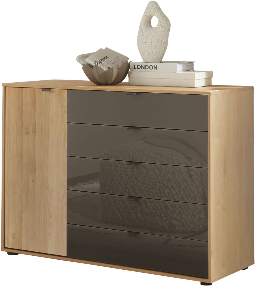 WIEMANN Kombikommode »Cardiff Sideboard, Wäscheschrank, teilmassiv Erle, mit Schubladen« Kommode 120x86x43 cm, braun, mit Dämpfung, MADE IN GERMANY, verschiedenen Ausführungen, inklusive Einlegeboden