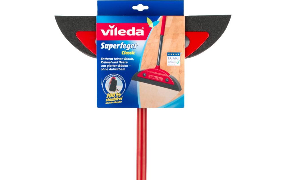 Vileda 1171 Superfeger RED - Besen (Rot)
