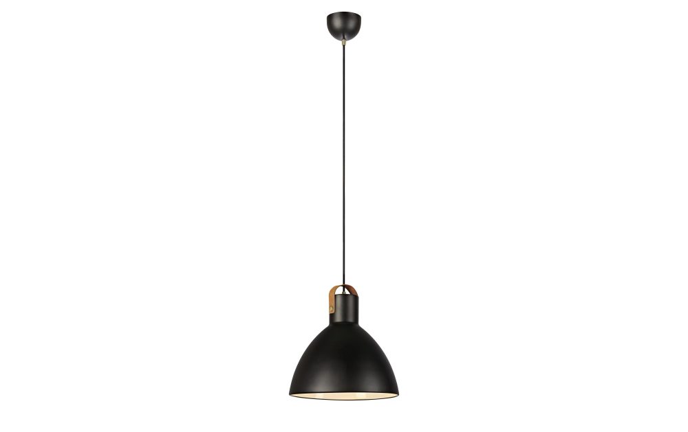 Hängelampe Eagle mit Metallschirm Ø 35 cm schwarz